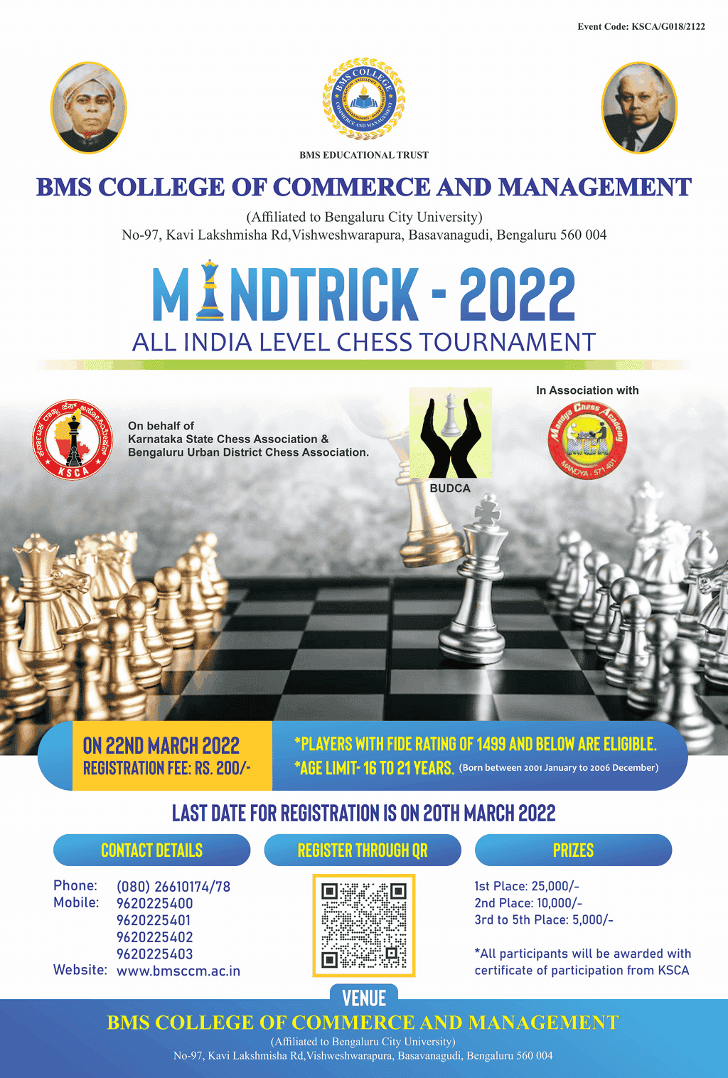1647411142 - Karnataka State Chess Association