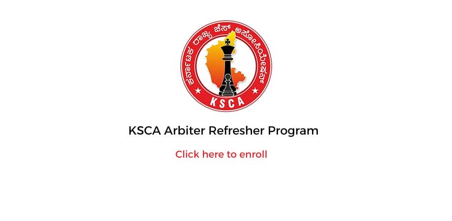 KSCA Arbiter Refresher Program - Karnataka State Chess Association