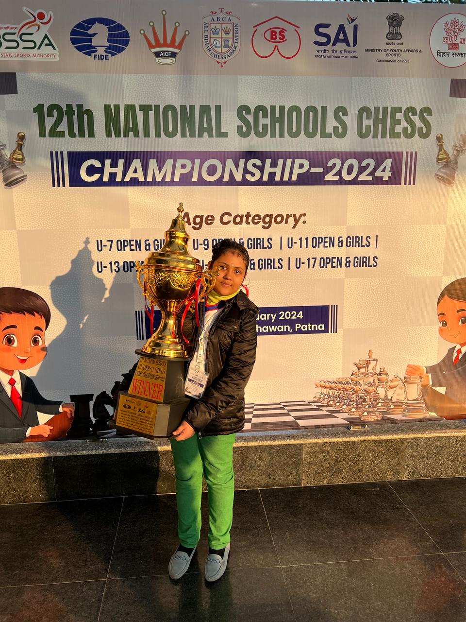 Pratitee Patna National School - Karnataka State Chess Association