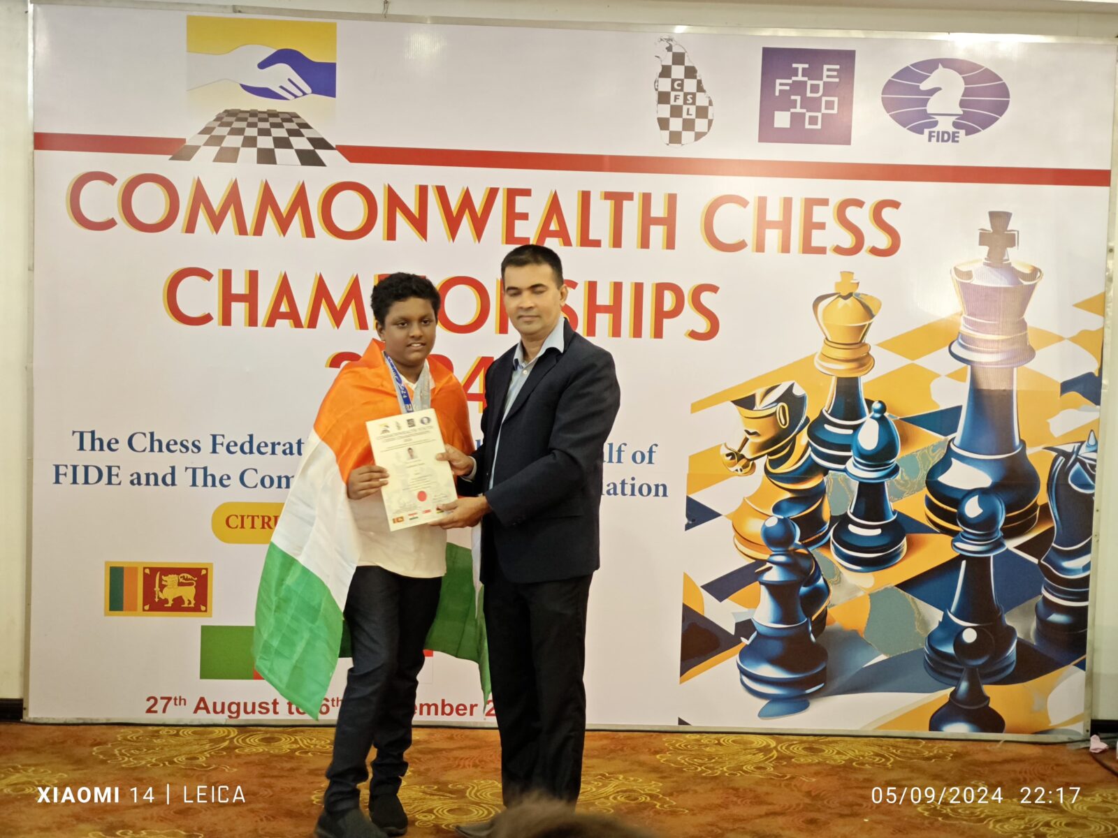 Siddharth Poonja - Karnataka State Chess Association