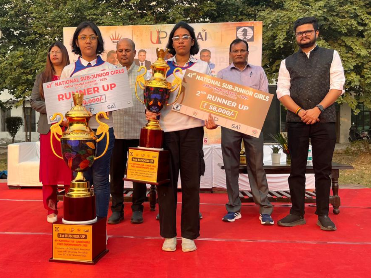 Karnataka’s Chess Prodigies Pratitee and Akshaya Shine on National Stage 1 PratiteeAkshaya U15National Chess - Karnataka State Chess Association