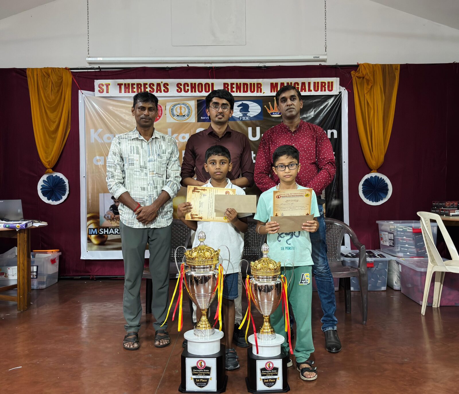 🏆 Karnataka State U-11 FIDE Rated Chess Championship 2026 ♟️ 1 Photo from Sachin 9 - Karnataka State Chess Association