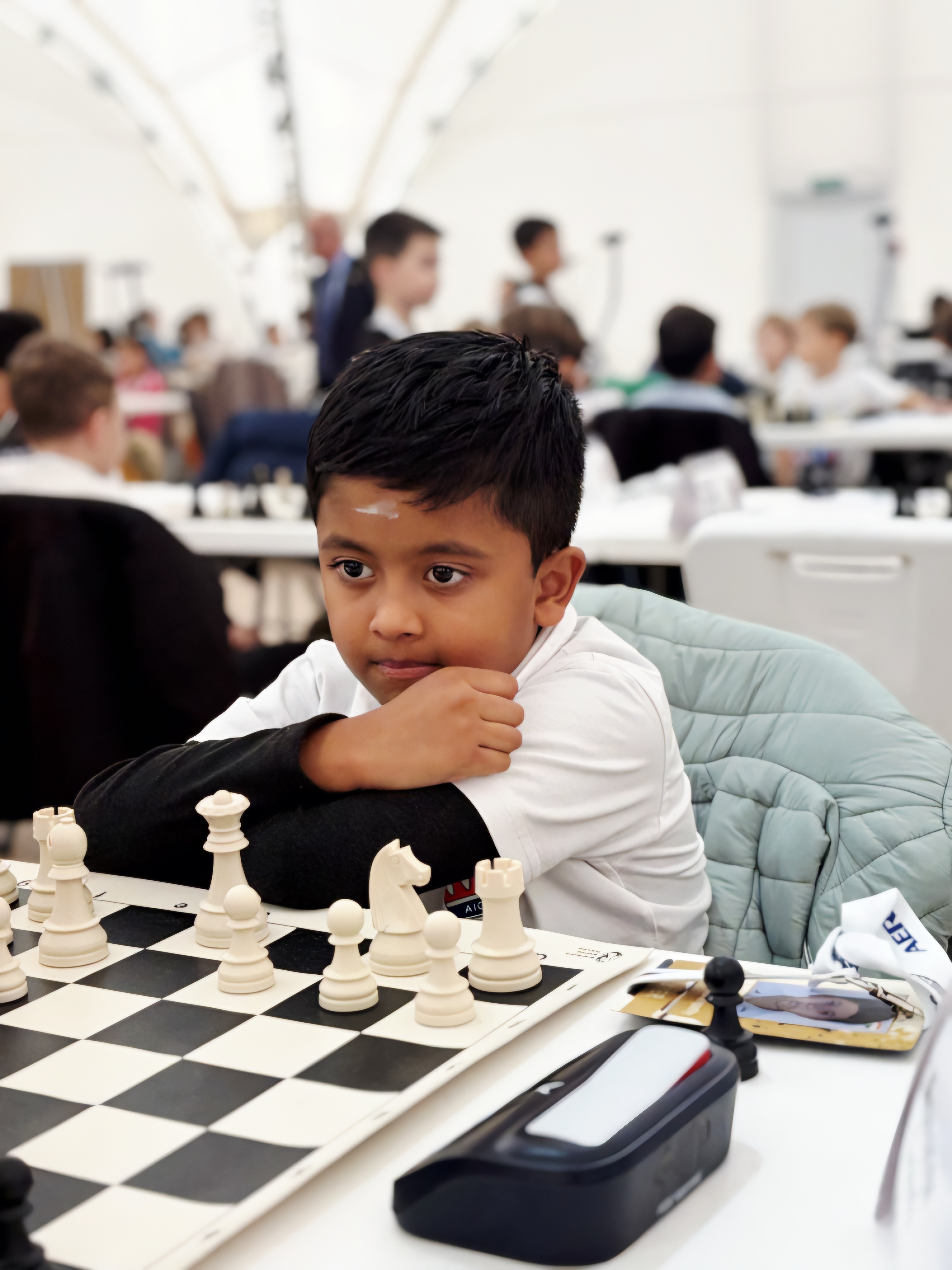 Nimalan focusing on boards - Karnataka State Chess Association